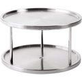 Jiallo Jiallo WE-HW01 Stainless Steel Two-Tier Turntable Lazy Susan WE-HW01